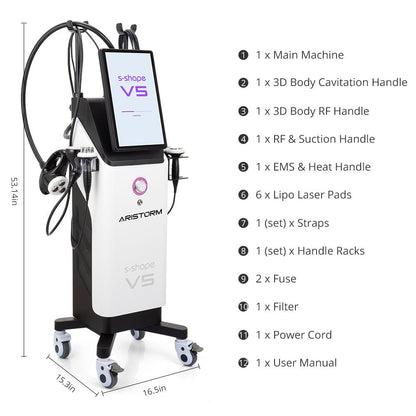 Aristorm S-Shape 5-in-1 Body & Skin Wellness System