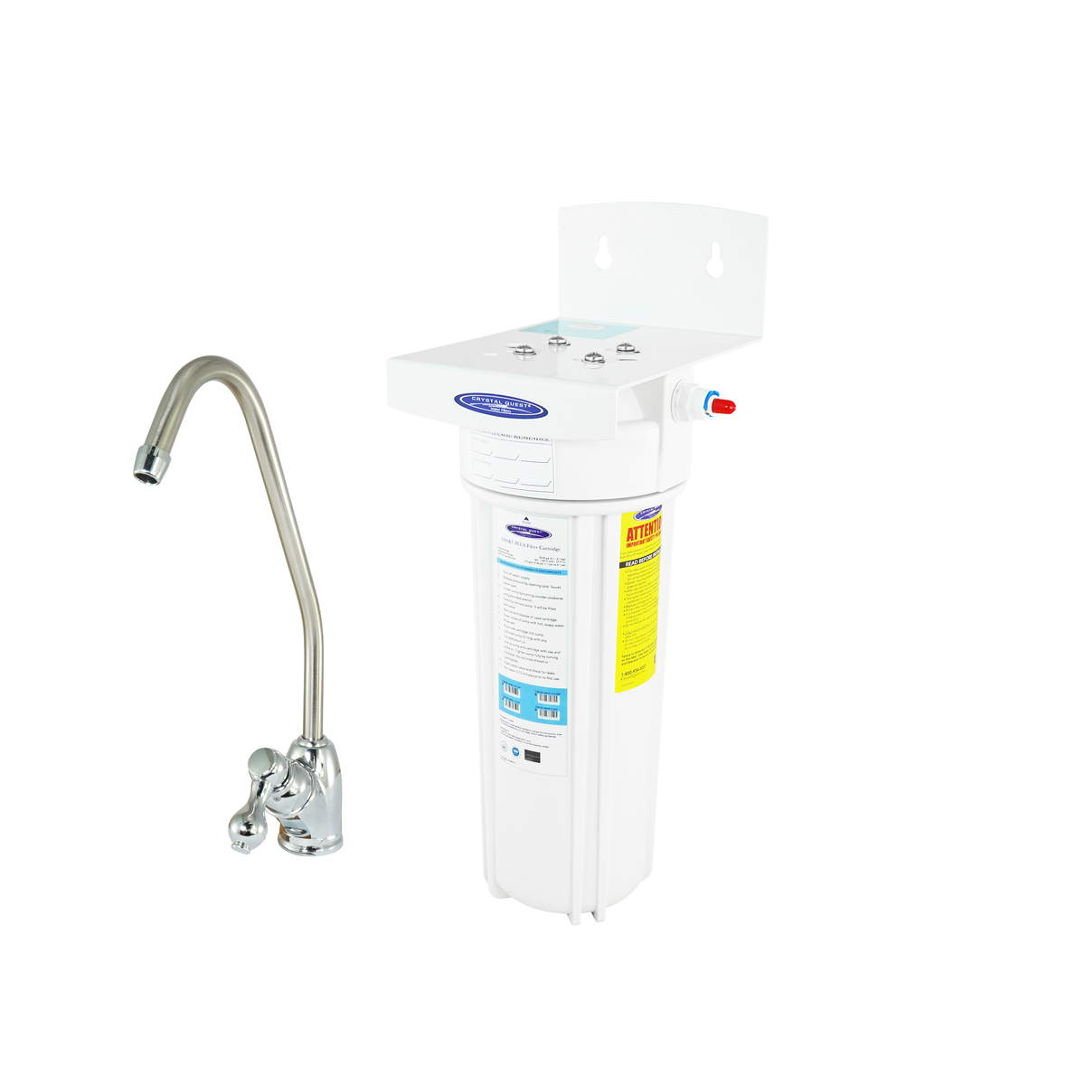 Arsenic Removal + SMART Single Under Sink Water Filter System