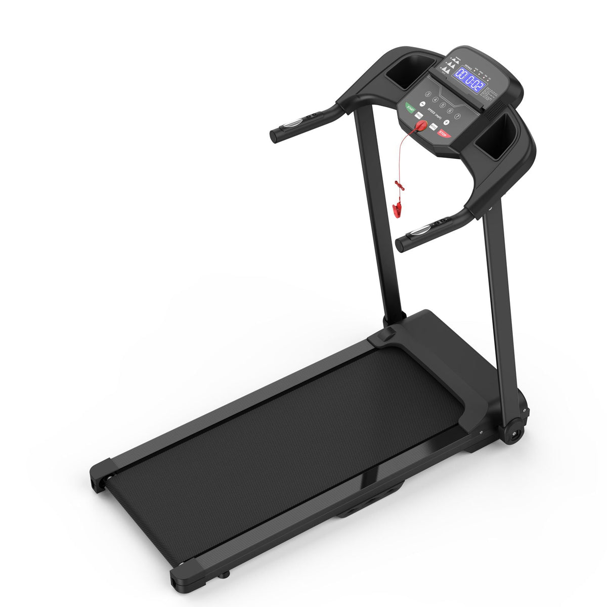 Foldable Treadmill with 2.5HP Electric Motor - Black