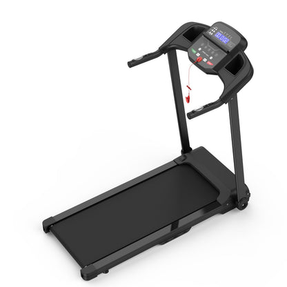 Foldable Treadmill with 2.5HP Electric Motor - Black