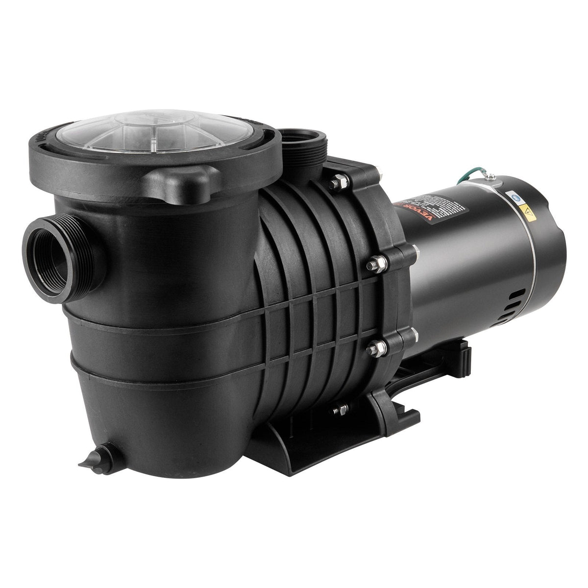 Above Ground Pool Pump, 1HP, 80 GPM Max. Flow Single Speed Swimming Pool Pump, 110V/240V 3450RPM 34.4ft Max. Head Pool Pump With Filter Basket, For Above Ground Pools Hot Tubs Spas