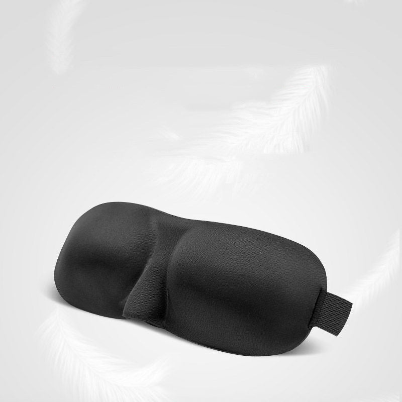 3D Sleep Mask in Polyester Cotton, Black or Blue