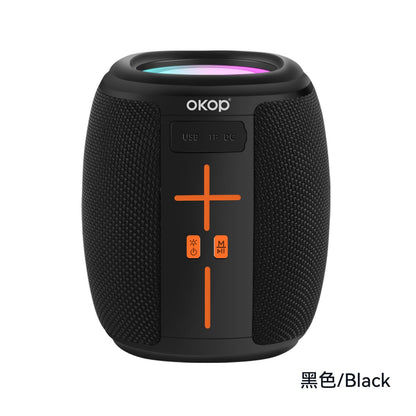 KP-539 Best-Selling Portable Outdoor Bluetooth Speaker Dual-Magnet Heavy Bass RGB Ambient Lighting TF Card Support Waterproof Subwoofer With Handle In Stock