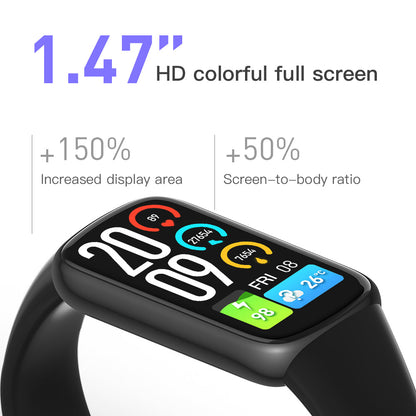 Full Touch Color Screen Blood Oxygen Sports Pedometer Bluetooth Watch