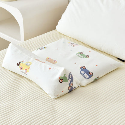 Cotton Neck Pillow with Removable Cushion, 42 × 43 × 4 cm