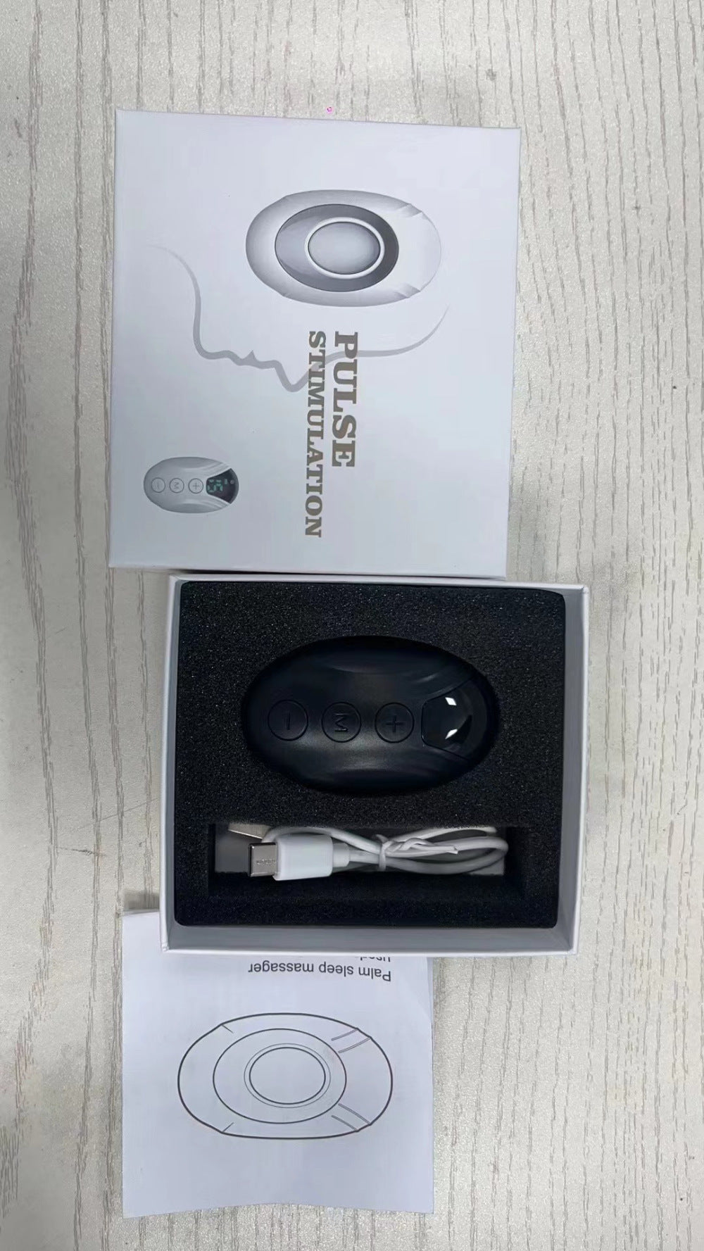 Intelligent Charging Hand-held Pulse Decompression Insomnia Help Device