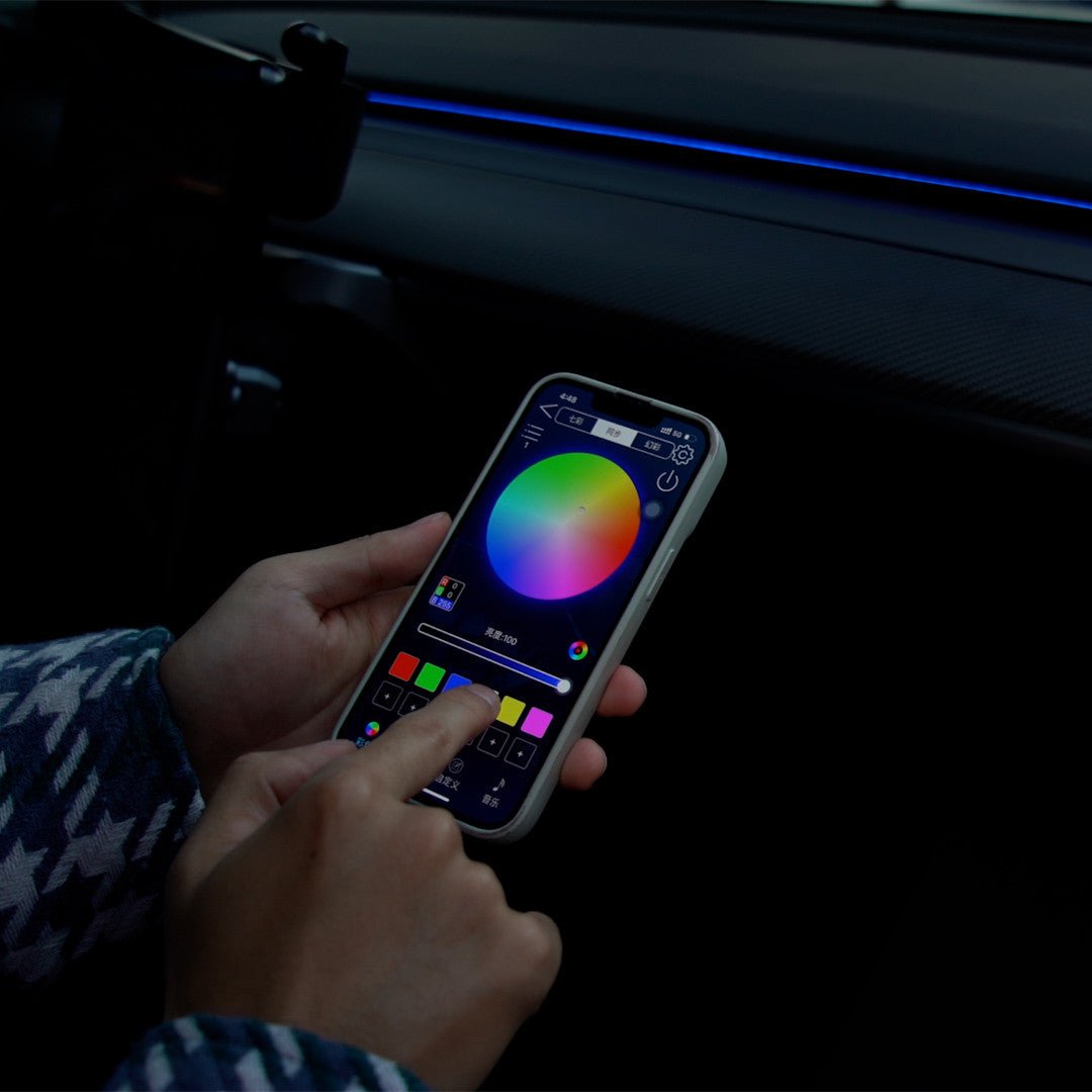 Streamer LED Ambient Light for Model 3/Y (2020-Present) | App Controlled