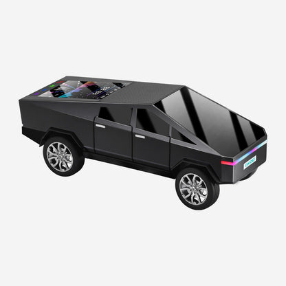 KP-828 Best-Selling Bluetooth Speaker Cyber Style Car Model With Dynamic Color Screen Wireless Subwoofer And Ambient Lighting Factory Direct Stock