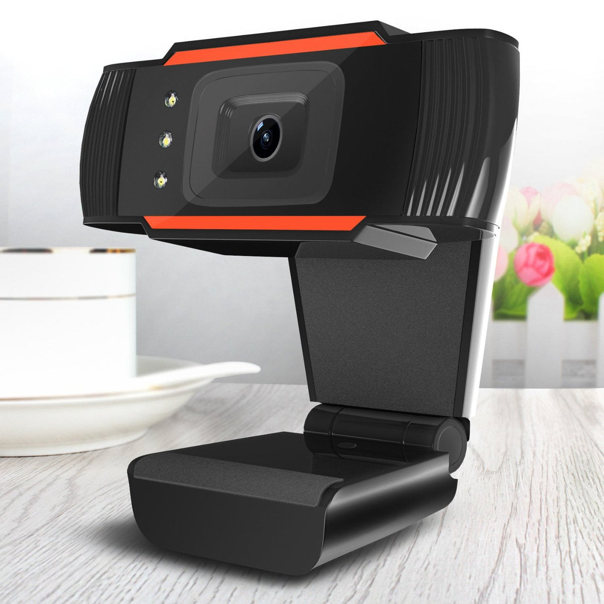 USb LED Fill Light High-definition Webcam With Adjustable Brightness