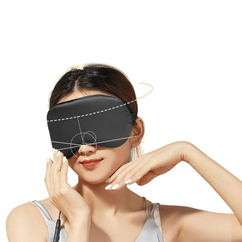Non-Heating Sleep Eye Mask, Ice Silk Linen