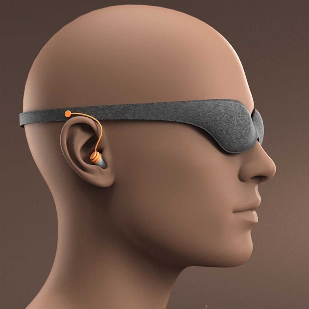Noise-Reduction Earmuffs & Sleep Eye Mask – Soundproof Sleep Aid