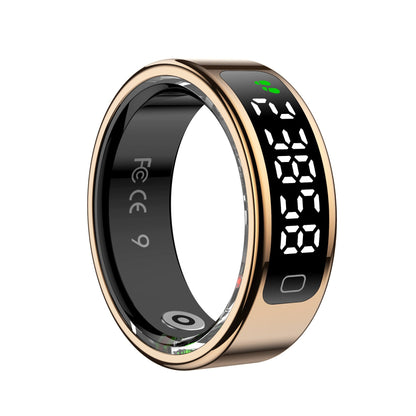 Health-monitoring Smart Ring With A Display And Step-counting Function