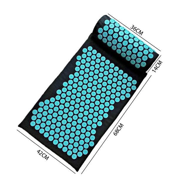 Drip Sweat Lotus Acupressure Mat and Pillow Set for Full-Body Therapy