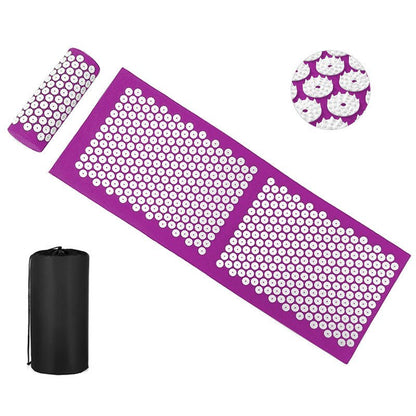 Drip Sweat Lotus Wellness Acupressure Mat with Pillow