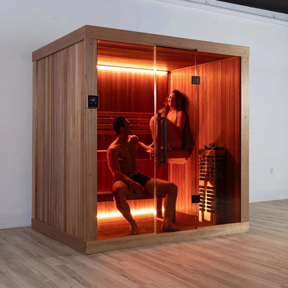 Dundalk LeisureCraft CT Element Studio | 4-Person Indoor Sauna (64x84)