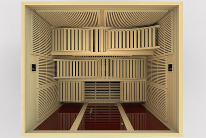 Dynamic Monaco 6-person Ultra Low EMF (Under 3MG) FAR Infrared Sauna
