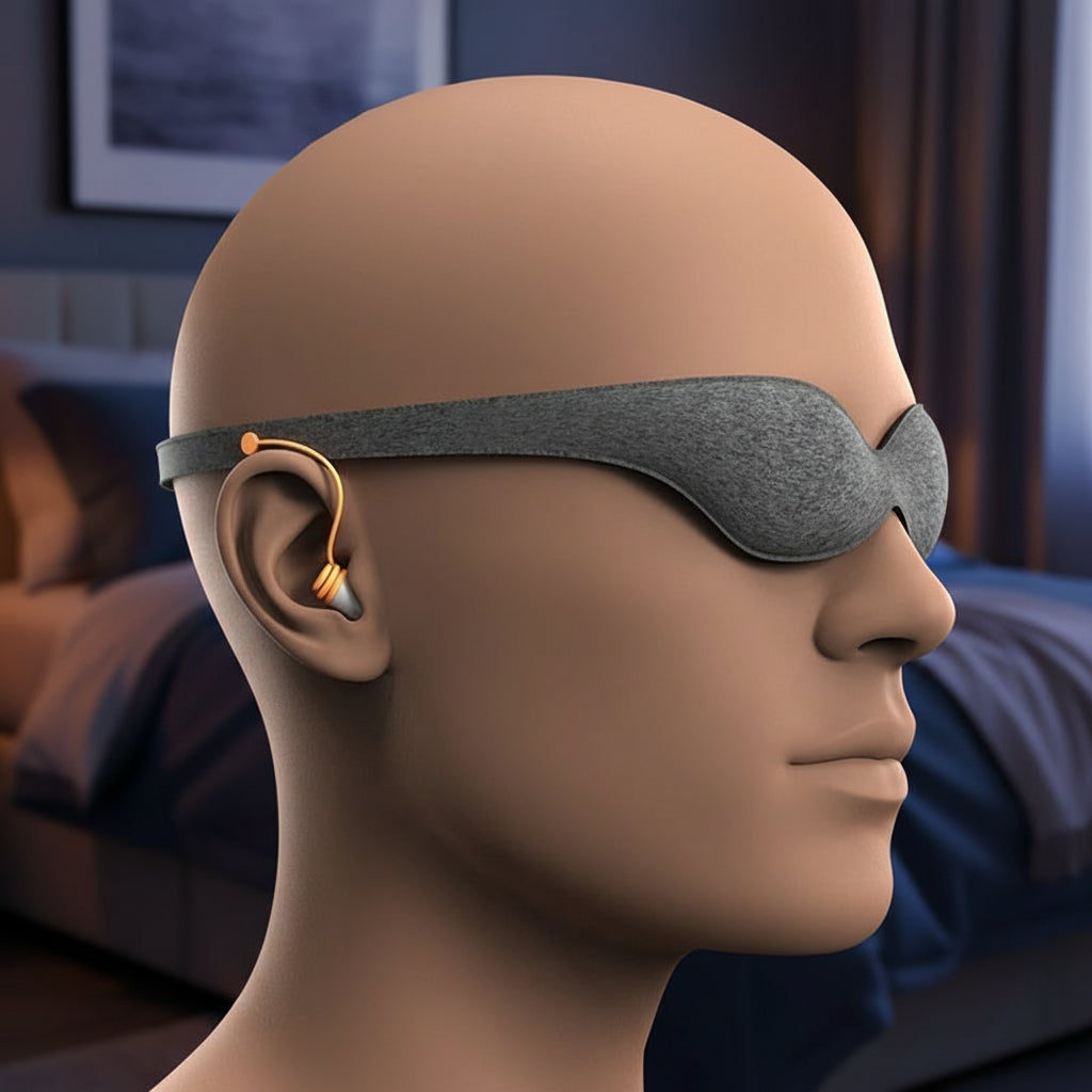 Noise-Reduction Earmuffs & Sleep Eye Mask – Soundproof Sleep Aid