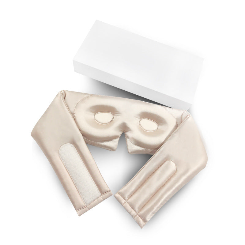 Mulberry Silk Sleep Mask with Wraparound Hook-and-Loop Closure