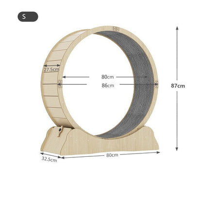 Cat Fitness Roller Silent Sports Running Treadmill Wheel