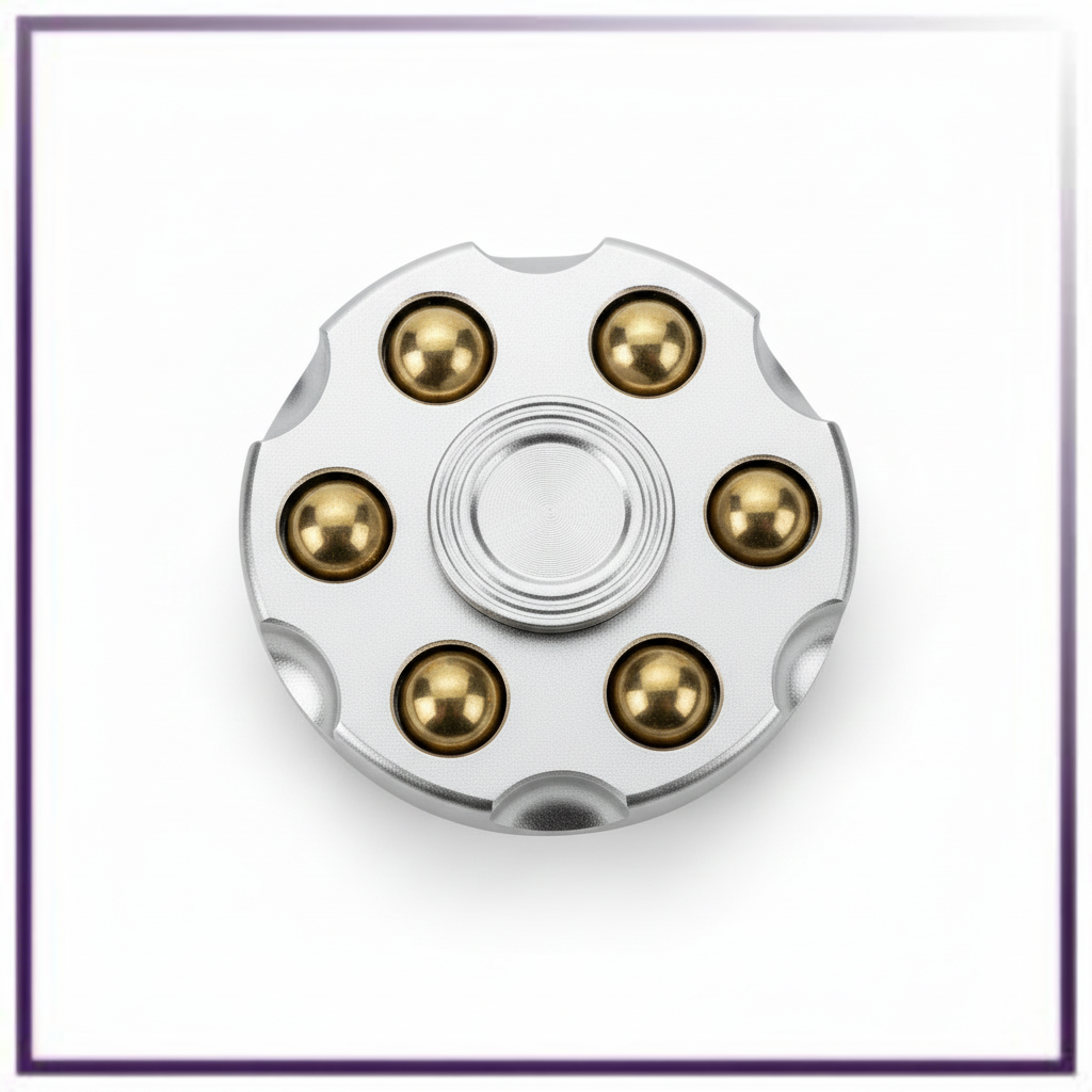 Metal Alloy Rotating Cylinder Spinner Fidget