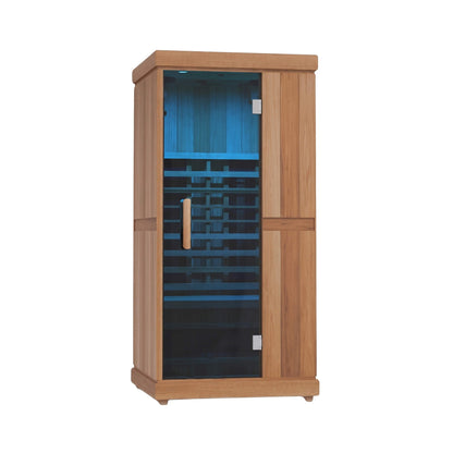 Finnmark FD-1 Full Spectrum 1-Person Home Infrared Sauna With Bluetooth Audio [FD-KN001] (SAK18374)