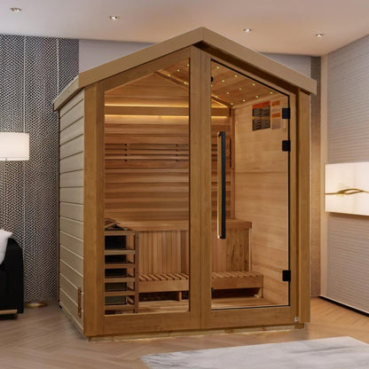 Golden Designs Savonlinna GDI-8503-01 3 Person Outdoor Traditional Cedar Sauna