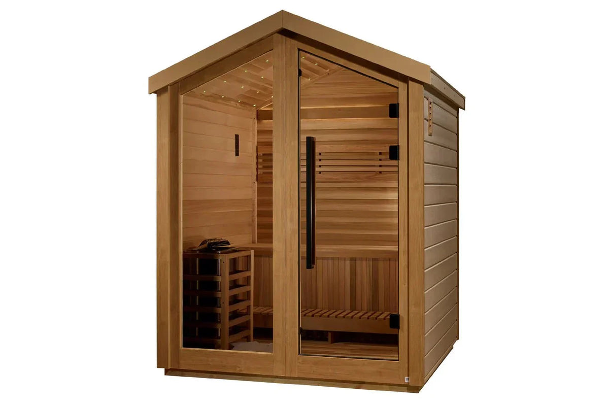 Golden Designs Savonlinna GDI-8503-01 3 Person Outdoor Traditional Cedar Sauna