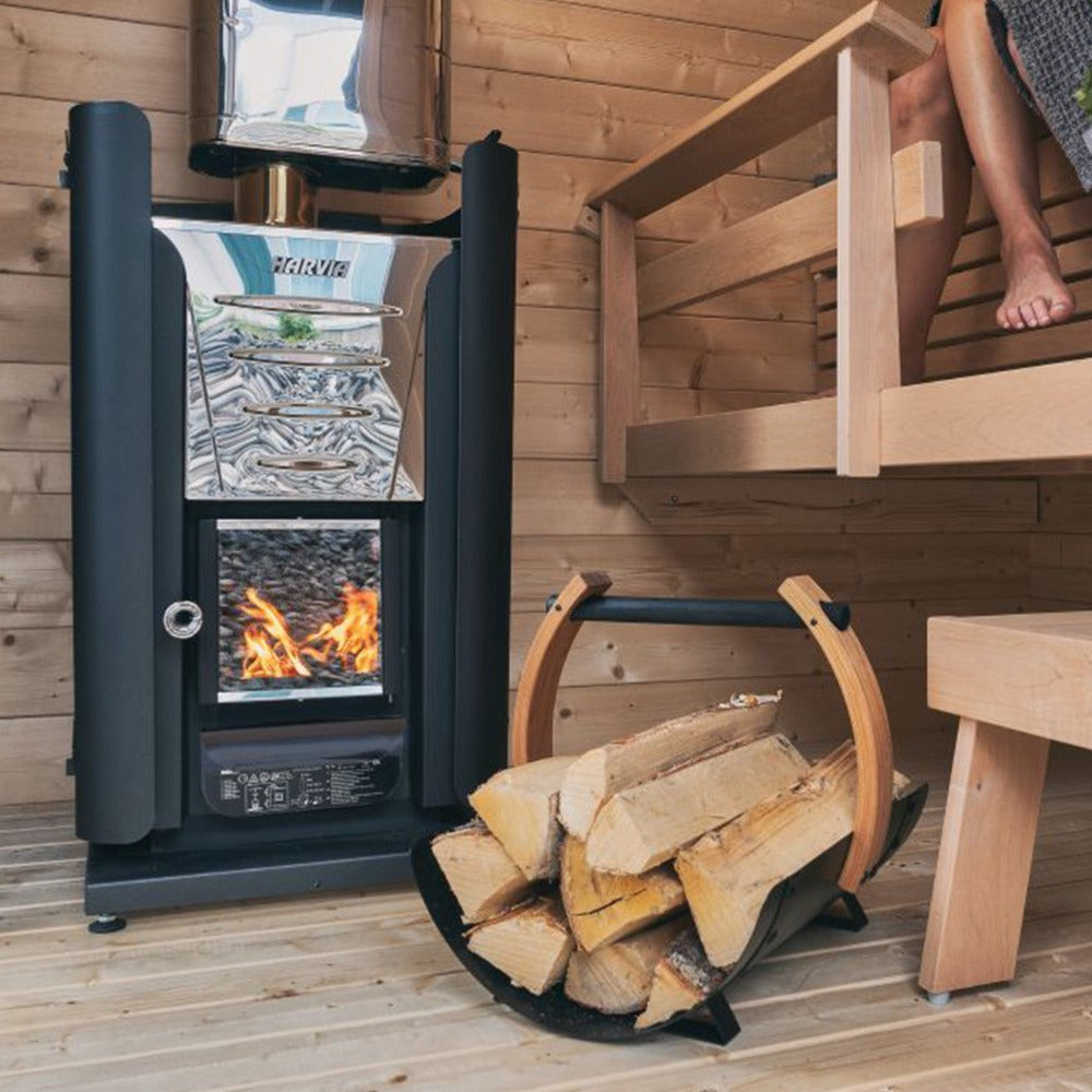 Harvia Pro 20 Premium Wood-Burning Sauna Heater Stove Package [PRO20-PKG] (SAK15748)