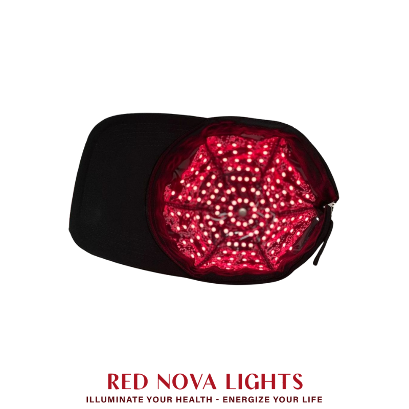 Red Nova Lights Red & Near-Infrared LED Cap – 660nm + 850nm