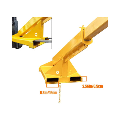 Heavy-Duty Adjustable Telescopic Forklift Jib Boom Crane (SAK36581)