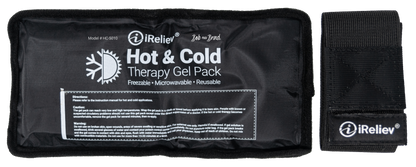 Premium Reusable Hot and Cold Therapy Gel Pack with Securement Straps