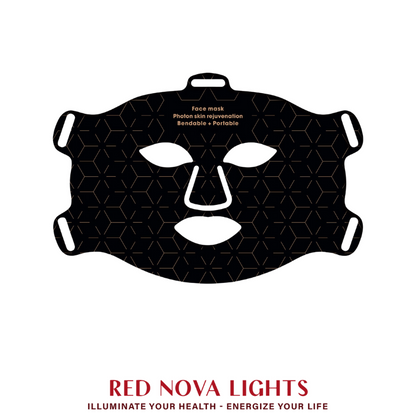 Red Nova Lights LED Face Mask – Red, Blue, Yellow & Near-Infrared Light