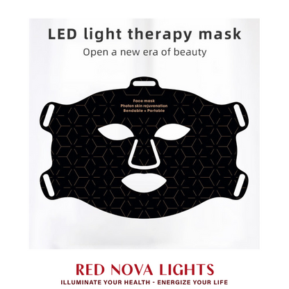 Red Nova Lights LED Face Mask – Red, Blue, Yellow & Near-Infrared Light