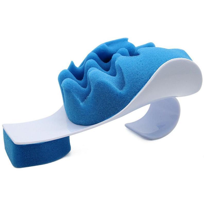 Massage Pillow Support Cervical Pillow Pain Device For Cervical Relax Align Travel Rest Relief Spine Neck Traction Pain Relief and Cervical Spine Alignment Neck and Shoulder Relaxer Cervical Traction Device Neck Stretcher Cervical Spine Alignment