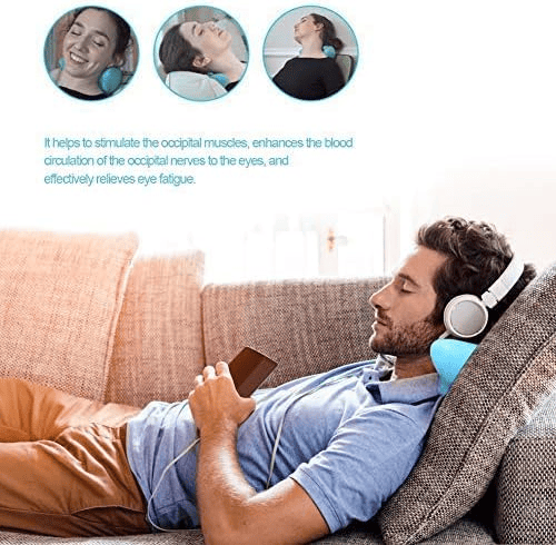 Neck and Shoulder Relaxer, Cervical Traction Device Acupressure Neck Shoulder Back Support Massage Pillow, Neck Stretcher Massager, Posture Corrector for Pain Relief, Cervical Spine Alignment