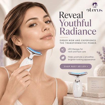 Neck & Face LED Therapy Massager- Skin Tightening & Anti-aging Device