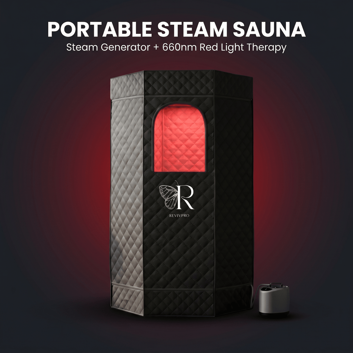 Red Light Therapy Steam Sauna | RevivPro