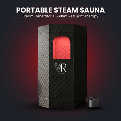 Red Light Therapy Steam Sauna | RevivPro
