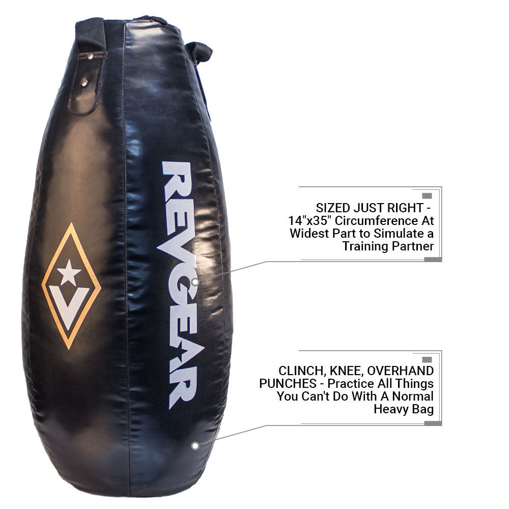 Revgear 60lb Tear Drop Bag - Heavy Punching Bag for Martial Arts - Free Shipping
