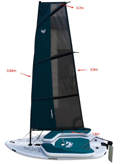 Nautiqua | STARSAIL | Inflatable 3 Chamber Sailing dinghy