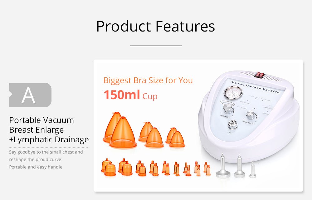 Shape Tactics 150ml Vacuum Butt Sculpt Therapy System