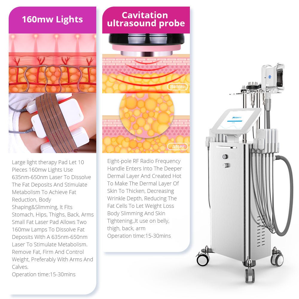 Shape Tactics 160mW Lipo Laser & Cavitation Cooling Contouring System
