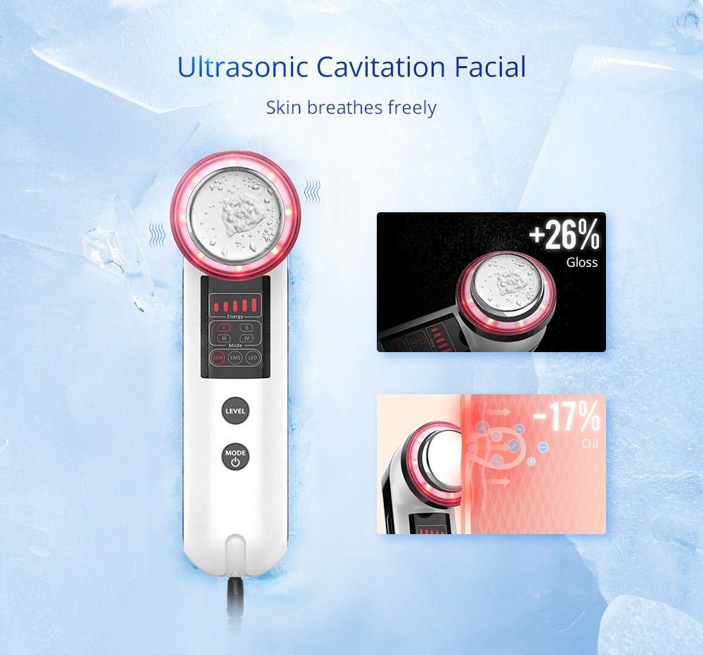 Shape Tactics 3-in-1 Ultrasonic Facial EMS LED Photon Therapy