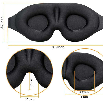 2 Pack 3D Eye Mask for Travel